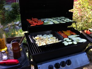 Veggies on the grill